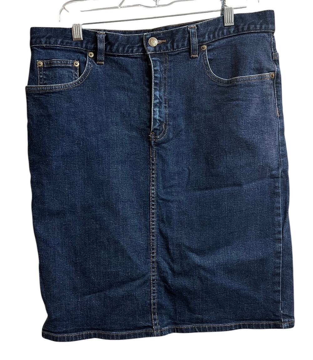 LRL Lauren Jeans CO Ralph Lauren Medium Wash Pencil Skirt Size 12